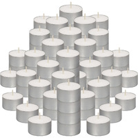 AMBLIC Tea Lights Candles Wax Unscented Long Time 8-9 Hours Burning Tea Lights Candles Diya for Diwali,Home-Decor,SPA,Festival,Wedding Receptions,Birthday, Celebrations Party, More (Pack of 200)