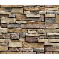 JAAMSO ROYALS Brick PVC Vinyl Self Adhesive Peel and Stick Home Decor Wallpaper (200 CM X 45 CM)