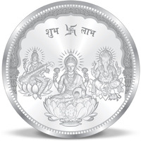 ACPL Precious Moments BIS Hallmarked Ganesh Laxmi And Saraswati Silver Coin 999 in 5 Gram.