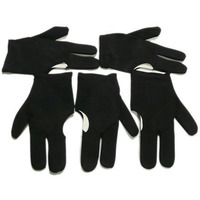 Laxmi Ganesh Billiard 5 Black Billiards Pool Snooker Cue Shooters 3 Leather Fingers Gloves