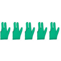Laxmi Ganesh Billiard Pool Snooker Glove (Pack of 5 Pieces) (Green)