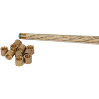 Laxmi Ganesh Billiard Brass Billiards Snooker or Pool Cue Tip Ferrules