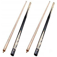 Laxmi Ganesh Billiard Snooker and Pool Cue Stick (Tip Size 9 mm) - 2 Pcs