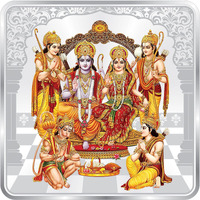 ACPL Precious Moments 100 Grams Silver Coin Ram Darbar Square Colorful Design BIS Hallmarked 999 Pure with Gift Box