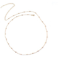 Aaishwarya Golden Thin Metallic Waist Chain/Belly Waist Belt Chain for Women and Girls | Kamarband for Women | Waist Chain for Women | Belts for Women | Waist Chain | Hip Chain Women Saree