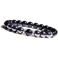 Young & Forever Gift Bracelet for Unisex Adult (Black)