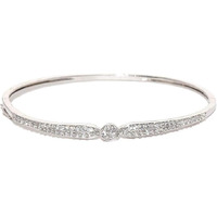 ZAVERI PEARLS Real Diamond Look Rhodium Plated Beautiful Bracelet ZPFK5565