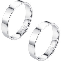 HighSpark Thick Silver Toe Rings for Women | 92.5 Sterling Silver Hypoallergenic Adjustable Toe Rings | Minimal & Elegant Designs - Thick 4mm - 1 Pair