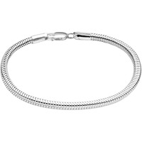 LeCalla 925 Sterling Silver BIS Hallmarked Italian Snake-Chain Bracelet for Women and Men 8 Inches | Rakhi Gift for Sister
