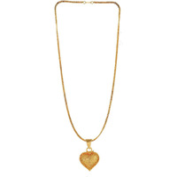 Handicraft Kottage Gold Plated Pendant Chain for Women/Girls (HK-Pendant-013)