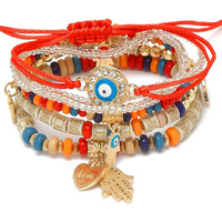 YouBella Jewellery for Women Evil Eye Bracelet for Girls and Women (Multi-Color 1)