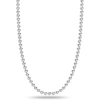 Amazon Brand - Nora Nico Womens 925 Sterling Silver BIS Hallmarked Italian Ball-Chain Necklace 18 Inches