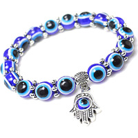 Young & Forever DVine Collection Blue Crystal Bracelet for Men and Women