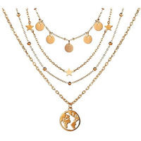 YouBella Jewellery for Women Stylish Pendant Necklace for Women & Girls (Gold) (Style 4)