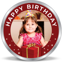 Precious Moments BIS Hallmarked Personalised Happy Birthday 10 gm 999 Pure Silver Coin by ACPL