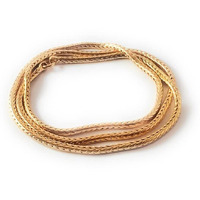 CUTE GOLD One Gram Gold Plated Fashion Jewellery Traditional Covering Muruku Thali Saradu Chain for Women & Girls