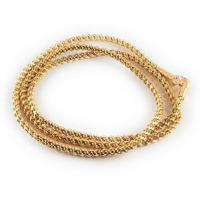 CUTE GOLD 1 Gram Micro Gold Plated & Copper Traditional Designer Fashion Jewellery Chain for Women