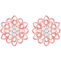 GIVA 925 Silver Rose Gold Blooming Flower Stud Earrings| Rakhi Rakshabandhan Gift for Sister Bhabhi, Gifts for Women & Girls | With Certificate of Authenticity and 925 Stamp | 6 Months Warranty*