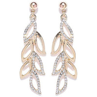 YouBella Gold Plated Jewellery Earrings for women Crystal Earrings for Girls and Women