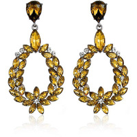 YouBella Jewellery Valentine Collection AAA Swiss Zircon Earings Fashion Earrings for Girls and Women (LIGHT BROWN)