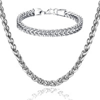 Fashion Frill Silver Chain For Boys Stainless Steel Silver Chain For Men Boys Silver Bracelet For Men Mens Jewellery Bracelets Combo