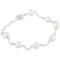 ZAVERI PEARLS Silver Tone Contemporary Party Bling Pearls Bracelet For Women-ZPFK10444