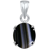 PTM Sterling Silver Sulemani Hakik 4.25 Ratti or 4 Carat Natural Certified Astrological Gemstone 925 bis Hallmark pendant for Men & Women -vslp1425