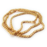 CUTE GOLD 1 Gram Gold Plated Fashion Jewellery Traditional Covering Muruku Thali Saradu Chain for Women & Girls (GOLD 12)