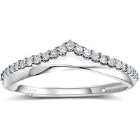 HighSpark 925 Silver Solitaire Rings for Women | Adjustable Contemporary Style | 92.5 Sterling Silver & Diamond Like Brilliance Sparkling Zirconia | Lovely Gift - Crown