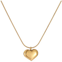 Aeoss Heart Pendant Necklace Neckchain for Women Gold/Rose Gold/Silver | Stainless Steel Anti Tarnish Chain Waterproof Necklace Jewelry (Gold)