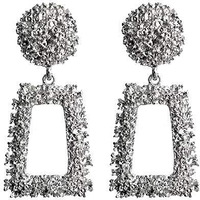 YouBella Jewellery for women Celebrity Inspired Handmade Earrings for Girls and Women (Silver)
