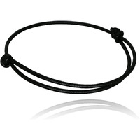 Kaushey loom & craft Handmade Pooja Red Black String Adjustable Nazar Anklets For Women Men Girls Boys
