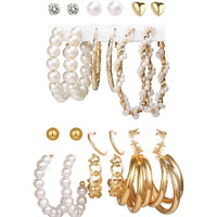 YouBella Fashion Jewellery Gold Plated Ear rings Combo of Earrings for Girls and Women (Style 3)