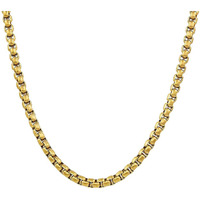 Nakabh Elegant Statement Necklace Stainless Steel Chain (Golden)