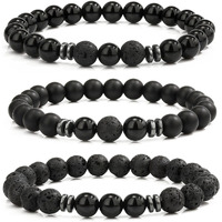 Hot And Bold Gemstone Bead Bracelet Set With Certificate, Natural Stones, Stylish Jewelry For Unisex Adult (Vibrant Spirit Combo Bracelet)