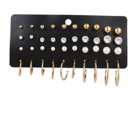 YouBella Jewellery Earrings For Women Combo Of Stud Tops Earring For Women And Girls (Multi-Color) (Ybear_32862), Medium