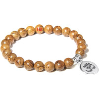 Hot And Bold Sacred Aum/Om Natural Stone Healing Bracelet: Handcrafted Elegance With Certificate Of Authenticity For Unisex Adult