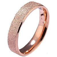 Yellow Chimes Rings for Women Rose gold plated Silky and Smooth Finished Stainless Steel Band Designed Statement Steel Collection Ring for Women and Girls