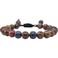 Crystal Heaven Natural Healing Crystal Bracelet for Women Men - AAA Grade Original Healing Gemstone Adjustable Bracelet for Yoga Reiki Meditation Feng Shui (Peitersite)