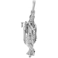 AKSHAT SAPPHIRE Sterling Silver (92.5% purity) God Krishna Pendant for Men & Women Pure Silver Lord krishan Locket for Good Health & Wealth