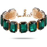 YouBella Valentine Gift for Girlfriend/Wife Jewellery Crystal Bangle Bracelet For Girls and Women (Green)