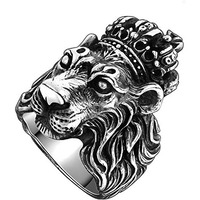 Fashion Frill Mens Jewellery Silver Ring For Boys Stainless Steel Adjustable Finger Rings for Men and Boys Accessories Jewellery for Men | Birthday Gift for Men and Boys (Silver 2)