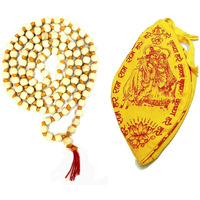 Ashani Creation tulsi Japa Mala Original 108 Beads Pure Tulsi Jap Mala for Mantra Jaap with Goumukhi Jaap Bag Krishna Japa Mala(Pack of 1)