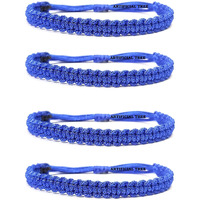 ARTIFICIAL TREE HANDMADE NAZAR THREAD BRACELET ADJUSTABLE WRISTBAND BRACELET FRIENDSHIP BAND FOR WOMEN, MEN, GIRLS & BOYS Nazar Battu 4 Piece (BLUE)(AT GIRLS BRCT 017)