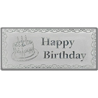 MAA SILVER Happy Birthday Fine Silver Bar with 999 Purity 5 Grams