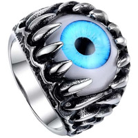Fashion Frill Charming Silver King Lion Silver Plated Stylish Silver Ring For Men Boys Stainless Steel Chain Rings for Men Accessories Jewellery for Men (Contemporary)