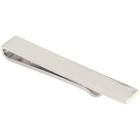 Peluche Slim Tie Bar - Silver Tie Pin for Men (Silver)