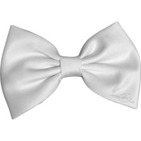 LinenBlue  Hair Sailor Bow Clip for Women and Girls (White Upper Bow) 1 count (Pack of 1)