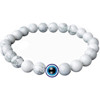 Young & Forever Evil Eye Original Nazariya Howlite Hand Bracelets Bead Beads Women Bracelet for Men Nazar Accessories Woman Girls