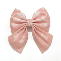 Linenblue Hair Sailor Bow Clip For Women & Girls (Melon Sailor Bow) (Pack Of 1)